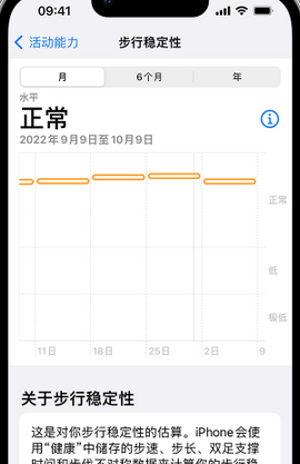 回民iPhone手机维修如何在iPhone开启'步行稳定性通知'