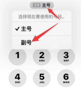 回民苹果14维修店分享iPhone 14 Pro Max使用副卡打电话的方法 