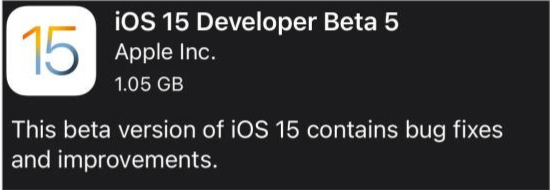 回民苹果手机维修分享如何升级到iOS15.0 beta5 